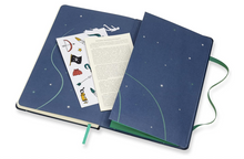 Load image into Gallery viewer, Moleskine Limited Edition Peter Pan, Notebook, Large, Ruled, Pirates Sapphire Blue