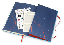 Load image into Gallery viewer, Moleskine Limited Edition Peter Pan, Notebook, Large, Ruled, Fairies Malachite Green