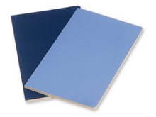 Load image into Gallery viewer, Moleskine Volant Journal, Soft Cover, Ruled/Lined, Powder Blue, 96 Pages (Set of 2)-Large