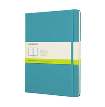 Load image into Gallery viewer, Moleskine Reef Blue Notebook Extra Large Plain Hard