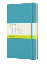 Load image into Gallery viewer, Moleskine Notebook Classic - Large Reef Blue Hard Cover -Dotted