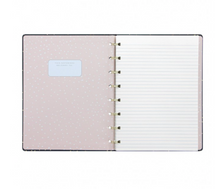 Load image into Gallery viewer, Filofax Confetti A5 Refillable Notebook in Charcoal