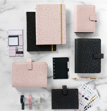 Load image into Gallery viewer, Filofax Confetti A5 Refillable Notebook in Charcoal