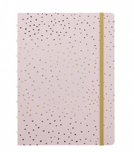 Load image into Gallery viewer, Filofax Confetti A5 Refillable Notebook in Rose Quartz