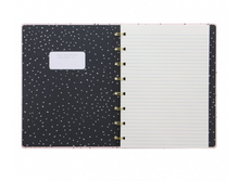 Load image into Gallery viewer, Filofax Confetti A5 Refillable Notebook in Rose Quartz