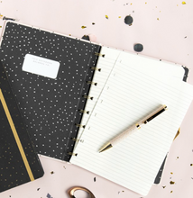 Load image into Gallery viewer, Filofax Confetti A5 Refillable Notebook in Rose Quartz