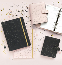 Load image into Gallery viewer, Filofax Confetti A5 Refillable Notebook in Rose Quartz