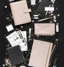Load image into Gallery viewer, Filofax Confetti A5 Refillable Notebook in Rose Quartz
