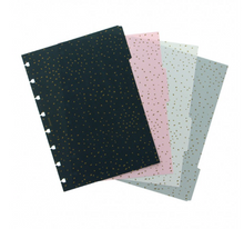 Load image into Gallery viewer, Filofax Confetti A5 Notebook Dividers