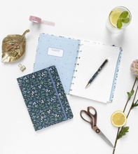 Load image into Gallery viewer, Filofax Garden A5 Refillable Notebook in Dusk