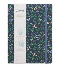 Load image into Gallery viewer, Filofax Garden A5 Refillable Notebook in Dusk