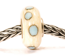 Load image into Gallery viewer, Trollbeads Beige/Blue Dot