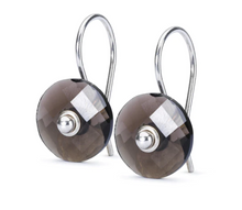 Load image into Gallery viewer, Trollbeads Smoky Quartz Earrings