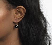 Load image into Gallery viewer, Trollbeads Onyx Earrings