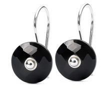 Load image into Gallery viewer, Trollbeads Onyx Earrings