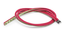 Load image into Gallery viewer, Trollbeads Leather Bracelet Cherry/Sage Green