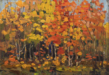 Load image into Gallery viewer, Tom Thomson Scarf-Autumn Wood