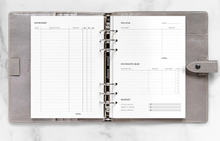 Load image into Gallery viewer, Filofax Expense Tracker Refill-A5