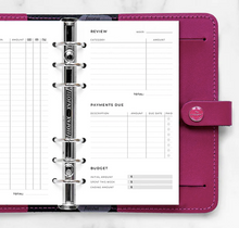 Load image into Gallery viewer, Filofax Expense tracker Refill-Personal