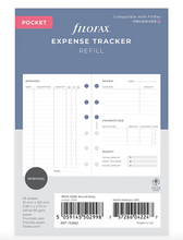 Load image into Gallery viewer, Filofax Expense Tracker refill-Pocket