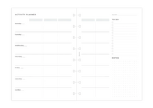 Load image into Gallery viewer, Filofax Notebook Activity Planner Refill-A5