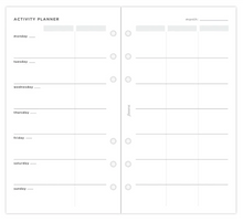 Load image into Gallery viewer, Filofax Activity Planner Refill-Personal