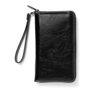 Load image into Gallery viewer, Filofax Malden Black Zippered Personal Planner-no calendar