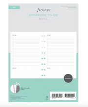 Load image into Gallery viewer, Filofax Notebook To Do Refill