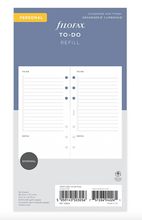 Load image into Gallery viewer, Filofax Personal To Do Refill