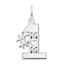 Load image into Gallery viewer, #1 Mom Pendant