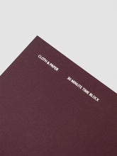 Load image into Gallery viewer, Cloth &amp; Paper - Travel Notebook | A5 Slim: Task Planner | Ristretto
