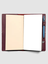 Load image into Gallery viewer, Cloth &amp; Paper - Genuine Leather Travel Notebook Cover | A5 Slim: Angora
