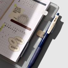 Load image into Gallery viewer, Cloth &amp; Paper - Clear Vinyl Planner | Travel Refillable Notebook Cover: Pocket Plus
