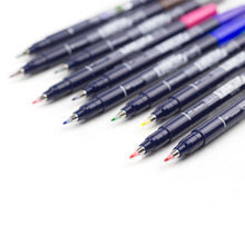 Load image into Gallery viewer, Tombow - Fudenosuke Colors Calligraphy Brush Pens - 10-Pack
