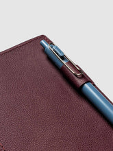Load image into Gallery viewer, Cloth &amp; Paper - Genuine Leather Travel Notebook Cover | A5 Slim: Bordeaux
