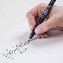 Load image into Gallery viewer, Tombow - Fudenosuke Brush Pen, Hard Tip, Black
