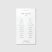 Load image into Gallery viewer, Cloth &amp; Paper - Clear Label Stickers | Legend: Clear Label Stickers | Legend
