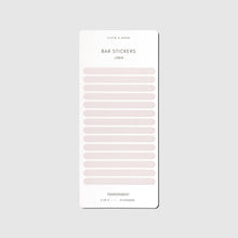 Load image into Gallery viewer, Cloth &amp; Paper - Bar Planner Sticker Set: Vol. 2 | Angora/Ristretto/Cortado/Nori
