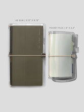 Load image into Gallery viewer, Cloth &amp; Paper - Clear Vinyl Travel Notebook Cover | A5 Slim: A5 Slim
