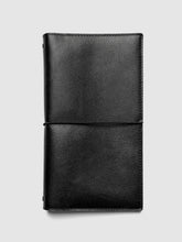 Load image into Gallery viewer, Cloth &amp; Paper - Genuine Leather Travel Notebook Cover | A5 Slim: Angora
