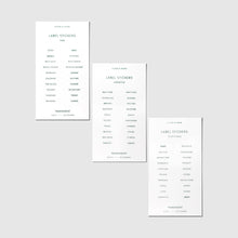 Load image into Gallery viewer, Cloth &amp; Paper - Clear Label Stickers | Legend: Clear Label Stickers | Legend
