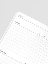 Load image into Gallery viewer, Cloth &amp; Paper - Travel Notebook | A5 Slim: Task Planner | Ristretto
