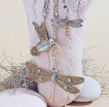 Load image into Gallery viewer, Waxing Poetic Transformative Dragonfly Pendant
