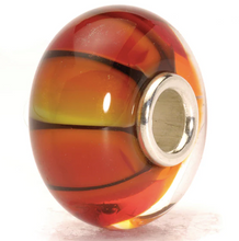 Load image into Gallery viewer, Trollbeads Pumpkin Glass Bead
