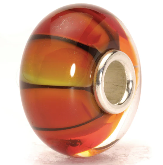 Trollbeads Pumpkin Glass Bead