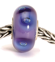 Load image into Gallery viewer, Trollbeads Purple Bubbles Glass Bead
