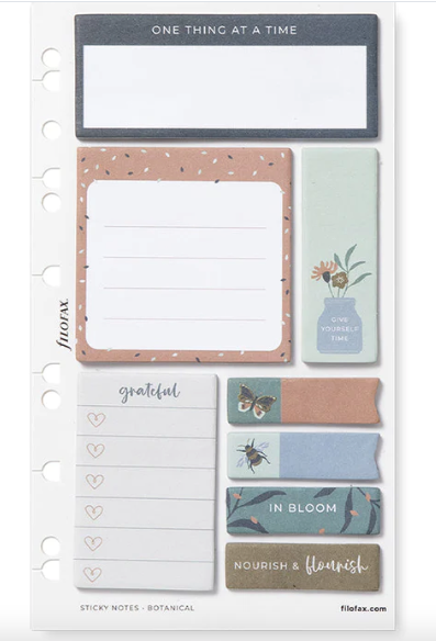 Filofax Botanical Sticky Notes