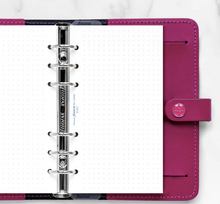 Load image into Gallery viewer, Filofax White Dotted Paper-Personal
