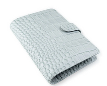 Load image into Gallery viewer, Filofax Personal Classic Croc Silver Mist
