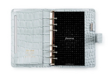 Load image into Gallery viewer, Filofax Personal Classic Croc Silver Mist
